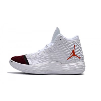 Nike Erkek Jordan Melo M13 Beyaz / Kırmızı / Siyah Basketbol Ayakkabısı Türkiye - I0ISM0MS